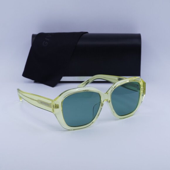 Final Price! Givenchy GV40075F 39N Yellow/Green Sunglasses - Picture 1 of 8